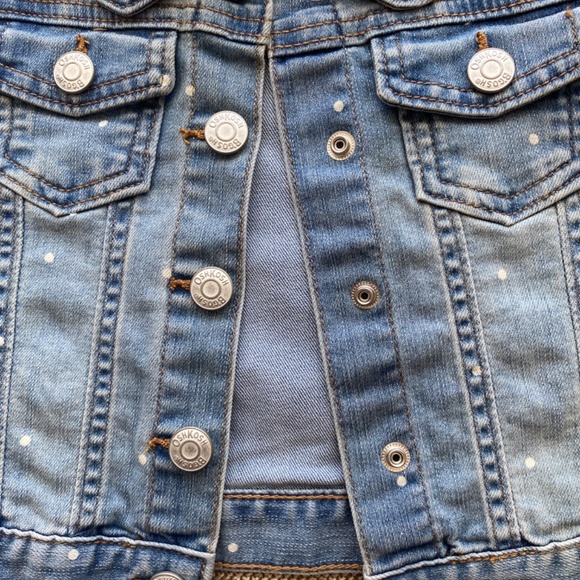 2T Jean Jacket. Oshkosh B’Gosh Polka Dot Design. EUC. - Picture 4 of 4
